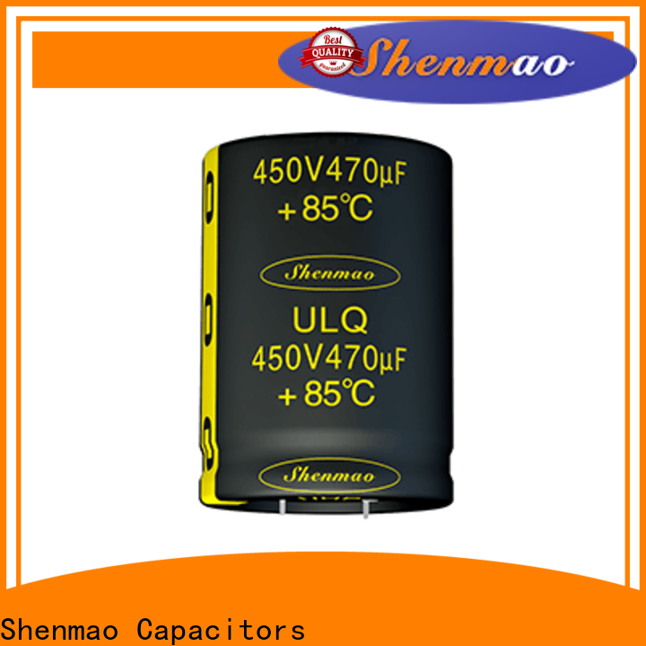 Shenmao snap in aluminum electrolytic capacitors overseas market for energy storage