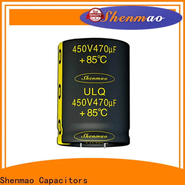 Shenmao snap in aluminum electrolytic capacitors overseas market for energy storage
