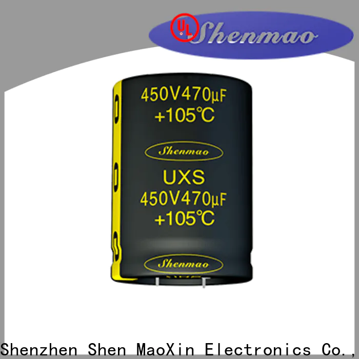 Shenmao electrolytic capacitors in series marketing for coupling