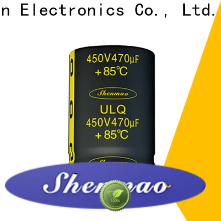 Shenmao stable 450 volt electrolytic capacitors marketing for energy storage