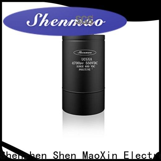 Shenmao Screw Terminal Aluminum Electrolytic Capacitor supplier for filter