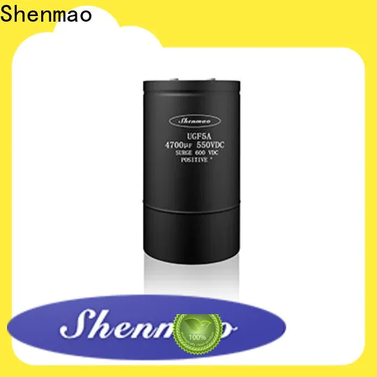 Shenmao stable screw terminal capacitor bulk production for energy storage