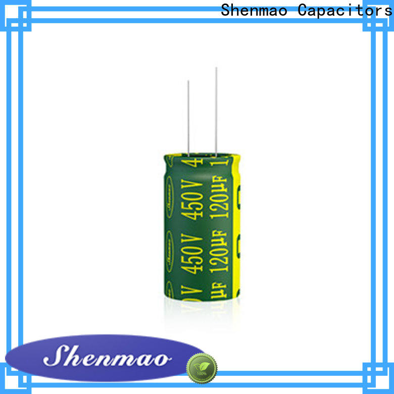 Shenmao stable electrolytic capacitor 100uf supplier for coupling