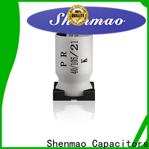 Shenmao surface mount electrolytic capacitor oem service for DC blocking