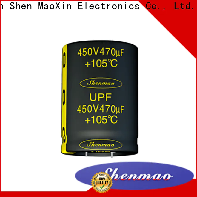 Shenmao high quality snap in capacitor vendor for tuning