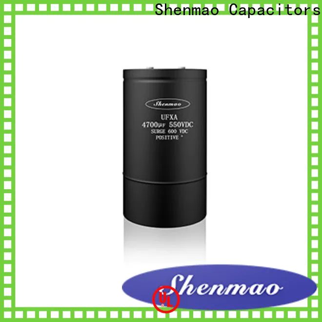 Shenmao advanced technology screw type capacitor oem service for DC blocking
