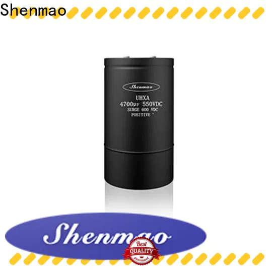 Shenmao stable polymer aluminum electrolytic capacitors overseas market for energy storage