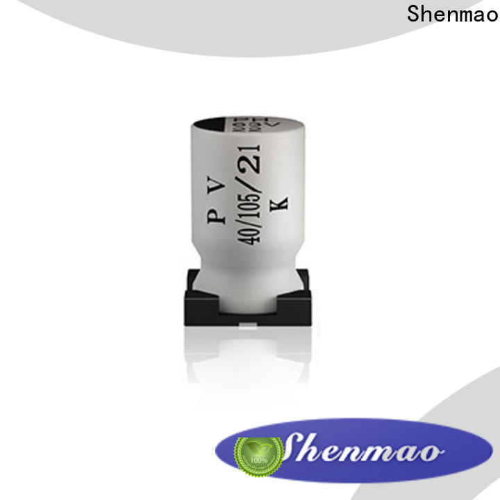 Shenmao stable capacitor 10uf smd vendor for DC blocking
