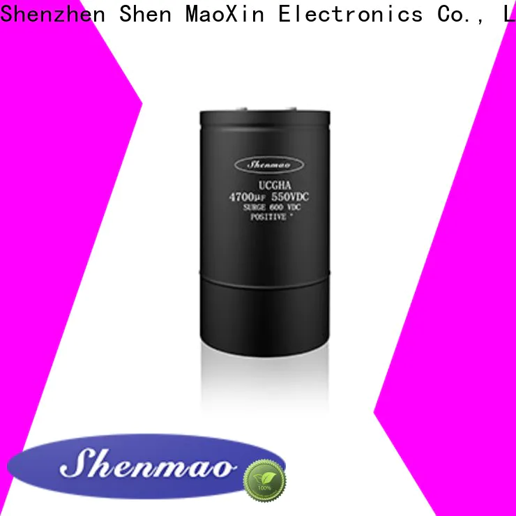 Shenmao screw terminal capacitors marketing for rectification