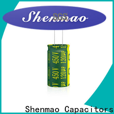 Shenmao electrolytic capacitor polarity marketing for DC blocking