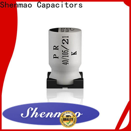 Shenmao smd electrolytic capacitor overseas market for DC blocking