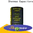 Shenmao 500v electrolytic capacitor vendor for DC blocking