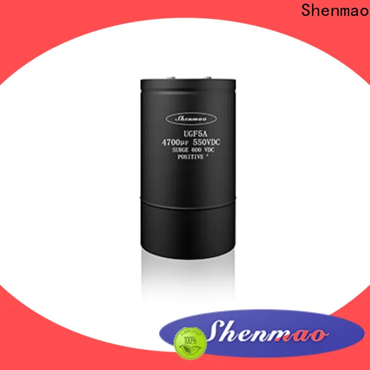 Shenmao good to use screw terminal electrolytic capacitor bulk production for tuning