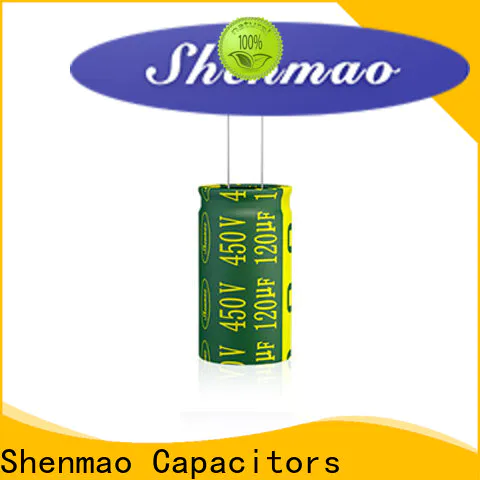 Shenmao 10uf 450v radial electrolytic capacitor supplier for temperature compensation