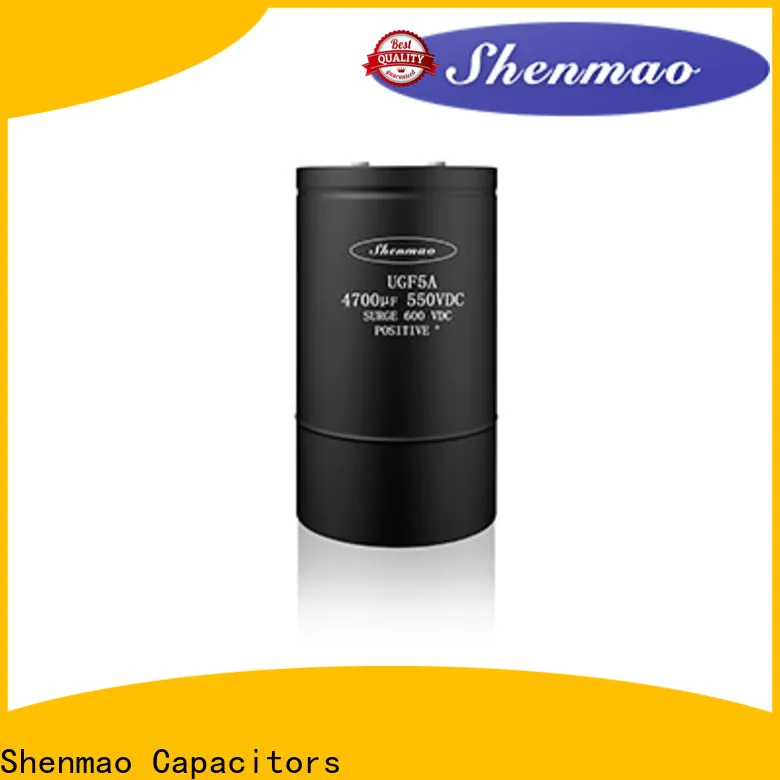 Shenmao polymer electrolytic capacitor bulk production for filter