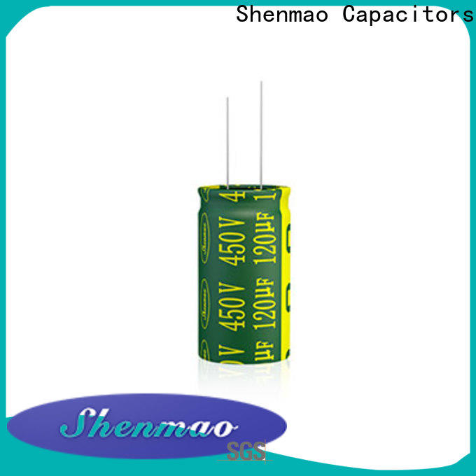 Shenmao radial type capacitor vendor for DC blocking