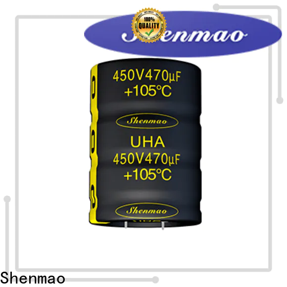 Shenmao low profile aluminum electrolytic capacitors bulk production for energy storage