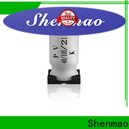 Shenmao high quality surface mount electrolytic capacitor oem service for coupling
