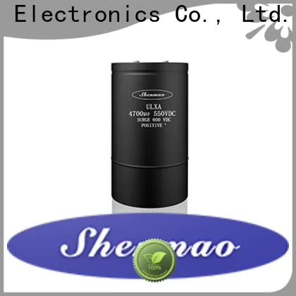 Shenmao low esr aluminum electrolytic capacitors marketing for temperature compensation