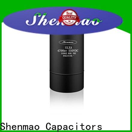 Shenmao high quality low esr aluminum electrolytic capacitors oem service for temperature compensation