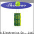 Shenmao 1000uf 450v radial electrolytic capacitors marketing for DC blocking