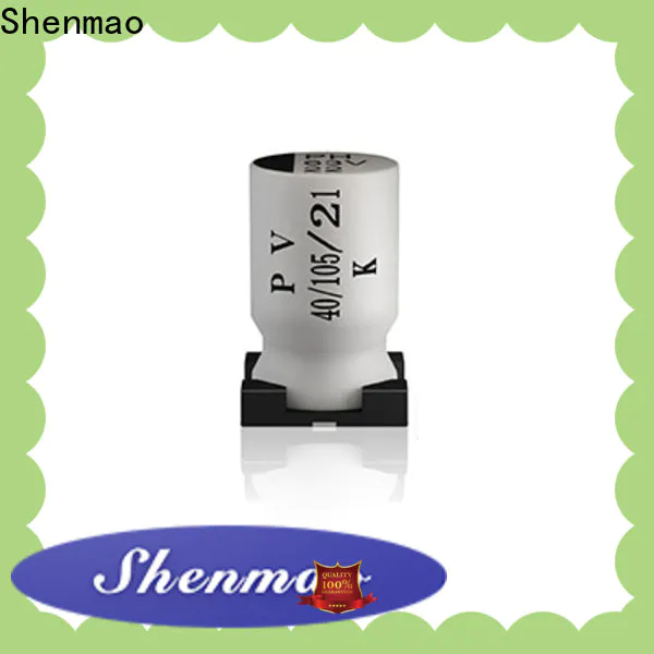 Shenmao professional 10uf smd electrolytic capacitor overseas market for filter