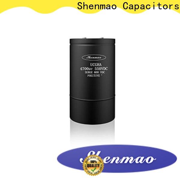 Shenmao good to use screw terminal capacitor bulk production for filter