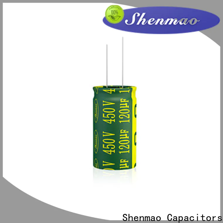 Shenmao aluminum electrolytic capacitor vendor for DC blocking