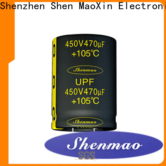 Shenmao snap in capacitor bulk production for rectification