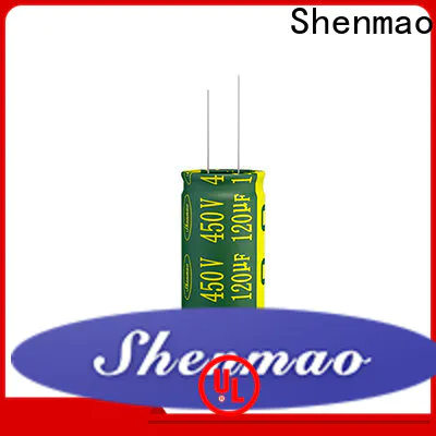 Shenmao satety 10uf 450v radial electrolytic capacitor vendor for rectification