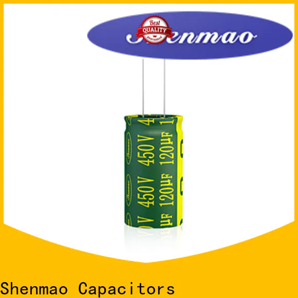 Shenmao high quality radial capacitors supplier for DC blocking