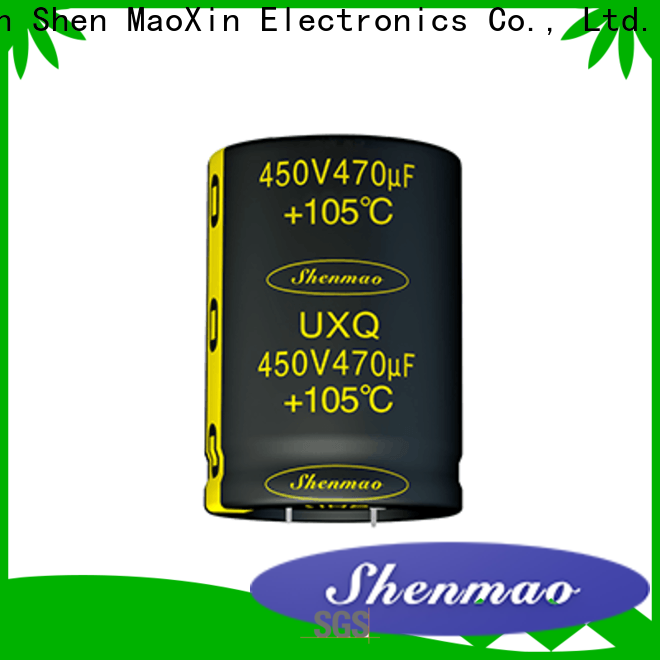 Shenmao satety 100uf electrolytic capacitor supplier for temperature compensation