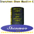 Shenmao snap in aluminum electrolytic capacitors vendor for timing