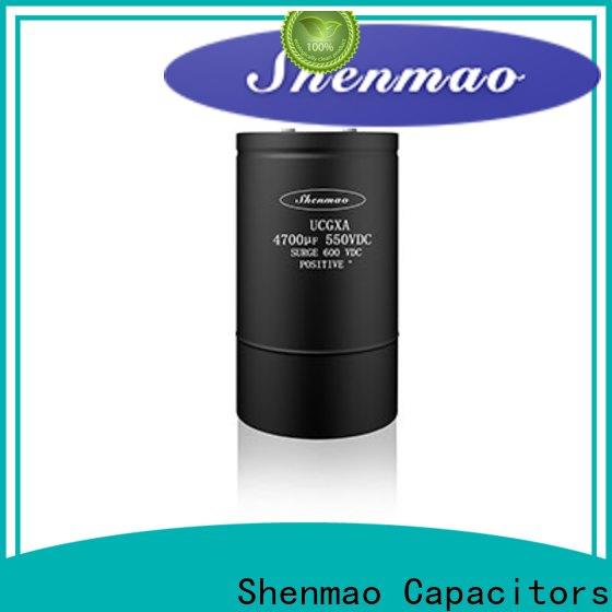 Shenmao professional screw type capacitor supplier for DC blocking