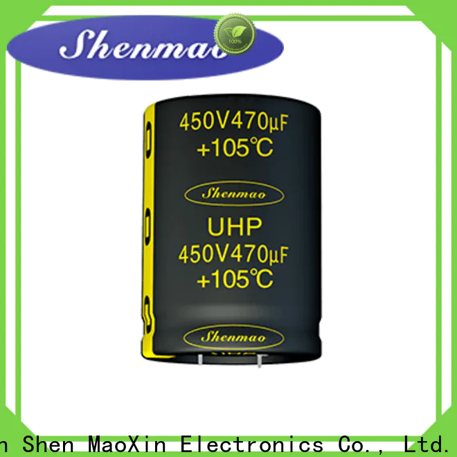 Shenmao nichicon capacitor series chart suppliers for DC blocking