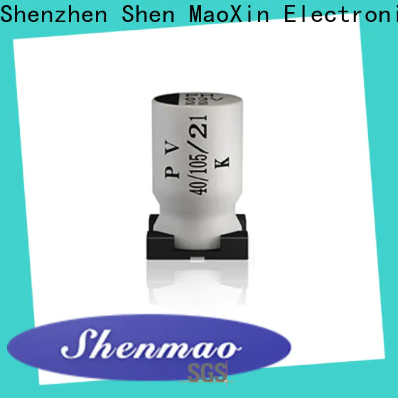 Shenmao axial leaded capacitors marketing for DC blocking