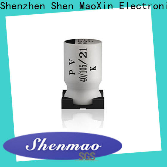 Shenmao axial leaded capacitors marketing for DC blocking