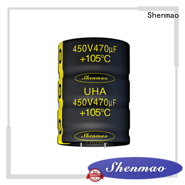 Shenmao 450 volt electrolytic capacitors supplier for timing