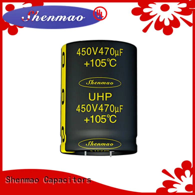 Shenmao fine quality high voltage electrolytic capacitors overseas market for filter