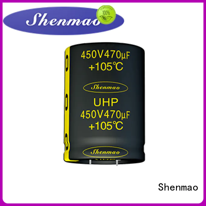 Shenmao snap in electrolytic capacitors marketing for tuning