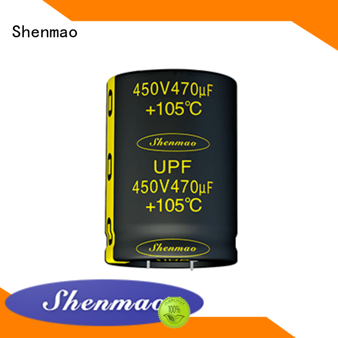 Shenmao snap-in capacitors marketing for rectification
