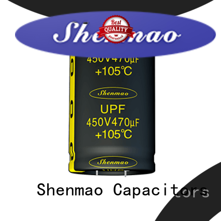Shenmao easy to use 450 volt electrolytic capacitors bulk production for filter