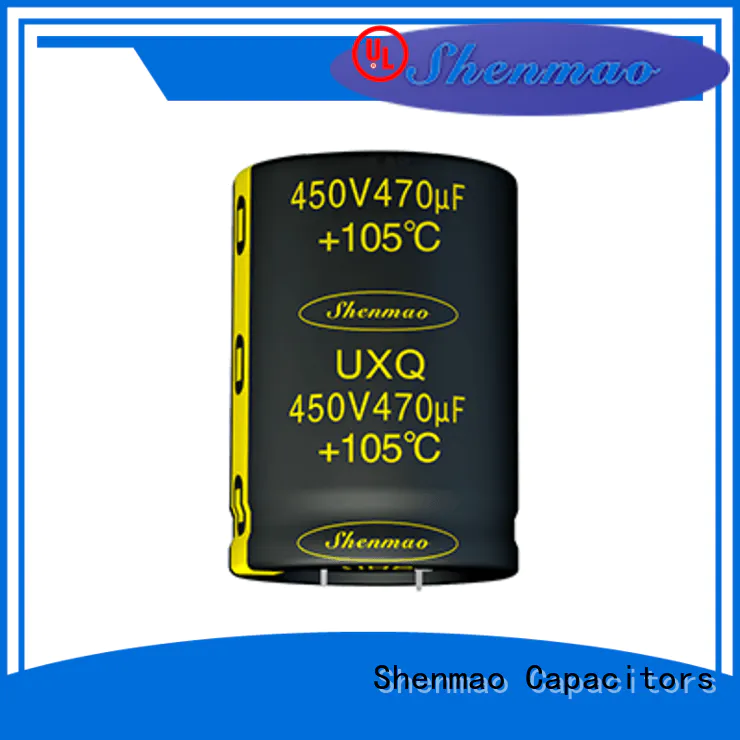 Shenmao easy to use snap in electrolytic capacitors bulk production for timing