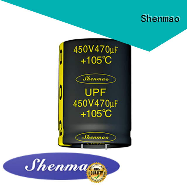 Shenmao quality-reliable snap in aluminum electrolytic capacitors supplier for DC blocking