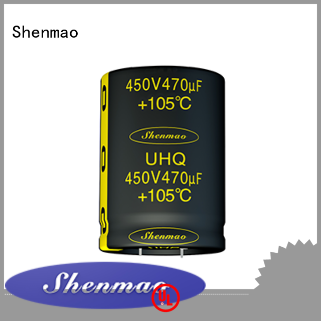 Shenmao snap in capacitor mount overseas market for DC blocking